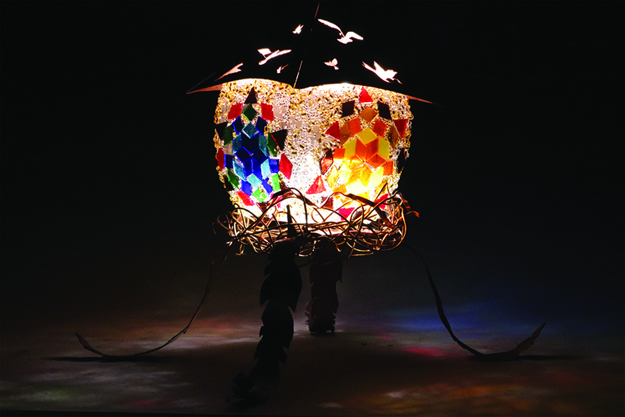 "Light as a Feather" was among three sculptures created by Northwest student Bailey Hopkins to appear recently in the Third Annual Undergraduate Exhibition at the Albrecht-Kemper Museum of Art in St. Joseph, Missouri. (Submitted photo)