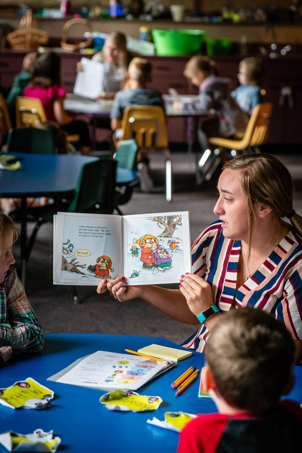 The School of Education operates two laboratory centers on the Northwest campus to facilitate hands-on training for education candidates, staffed by master teachers – the Horace Mann Laboratory School, which serves students in kindergarten through sixth grade, and the Leet Center for Children and Families, which serves preschool children ages 3 to 5.