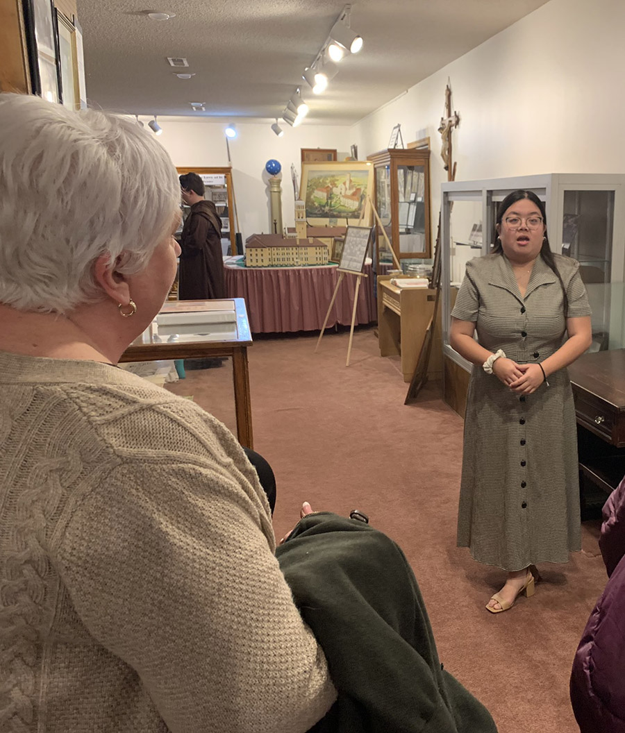 Mary Do portraying Olive DeLuce (Northwest Missouri State University photo)