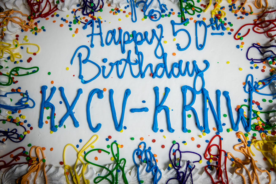 KXCV-KRNW, Northwest's award-winning NPR station is celebrating its 50th anniversary this year. (Northwest Missouri State University photos)