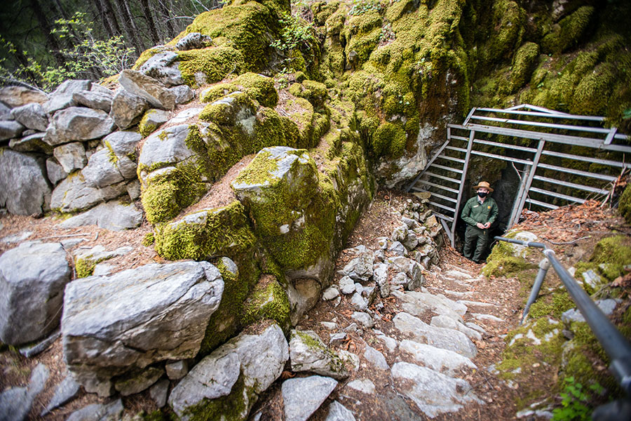 As a park ranger at Oregon Caves National Monument and Preserve, Brett Lang leads daily tours inside the marble caves and takes pride in telling the stories of its formations.