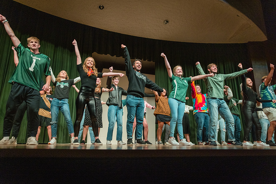 Northwest students performed skits and olio acts during the annual Homecoming Variety Show Oct. 29 in the Charles Johnson Theater. (Photos by Todd Weddle/Northwest Missouri State University)