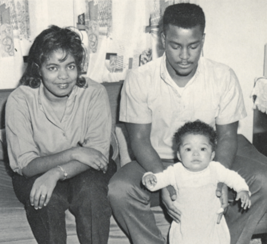 Joe and Judy Bell were pictured in the 1962 Tower yearbook with their son, Chris. (Tower yearbook photo)