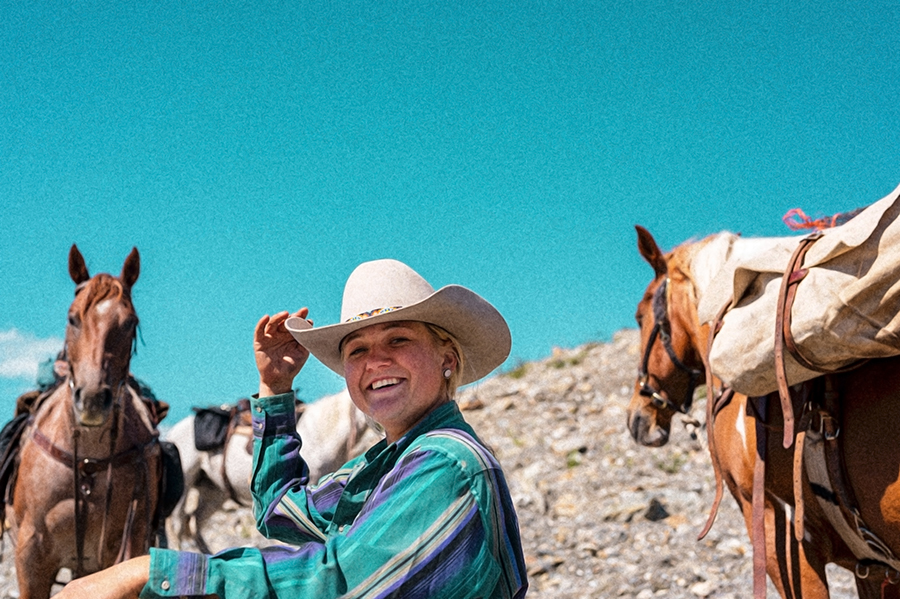 A native of Wellington, Missouri, about 35 minutes east of Kansas City, Thornburg grew up baling hay and driving cattle on her grandfather’s century farm. 