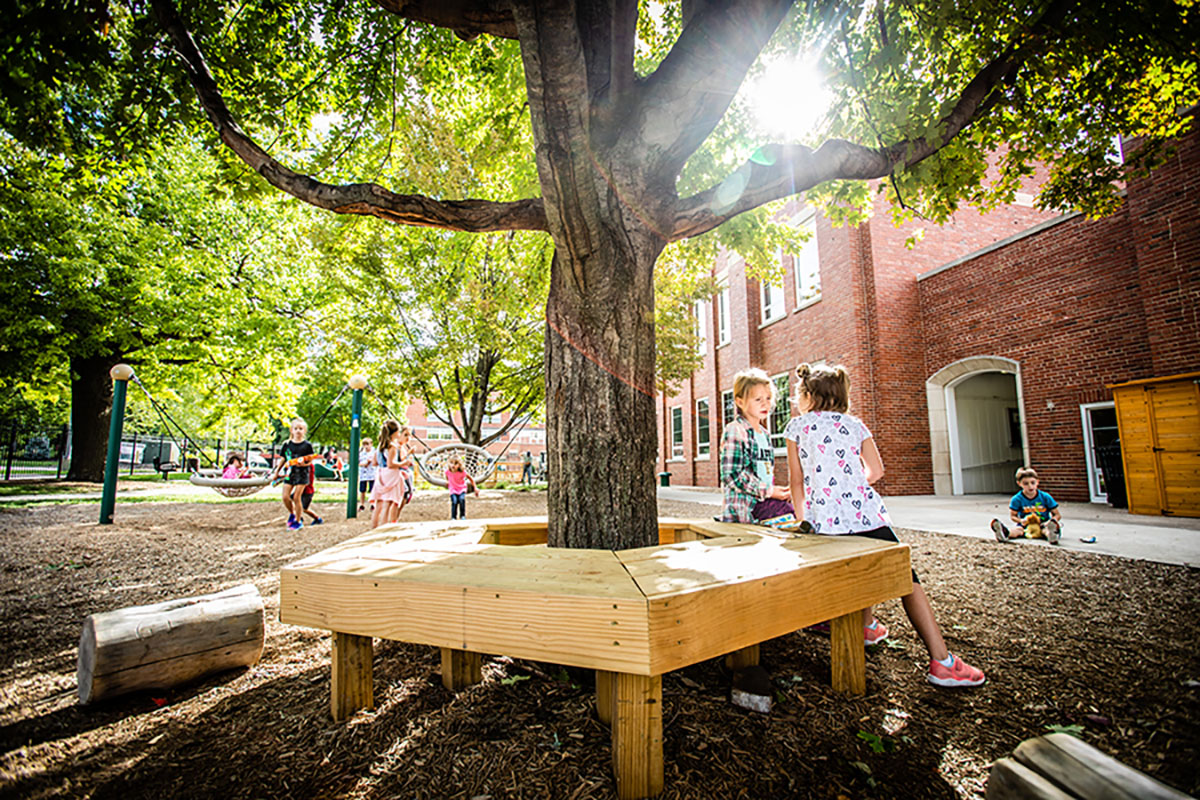 Horace Mann Laboratory School receives national recognition as certified Nature Explore Classroom