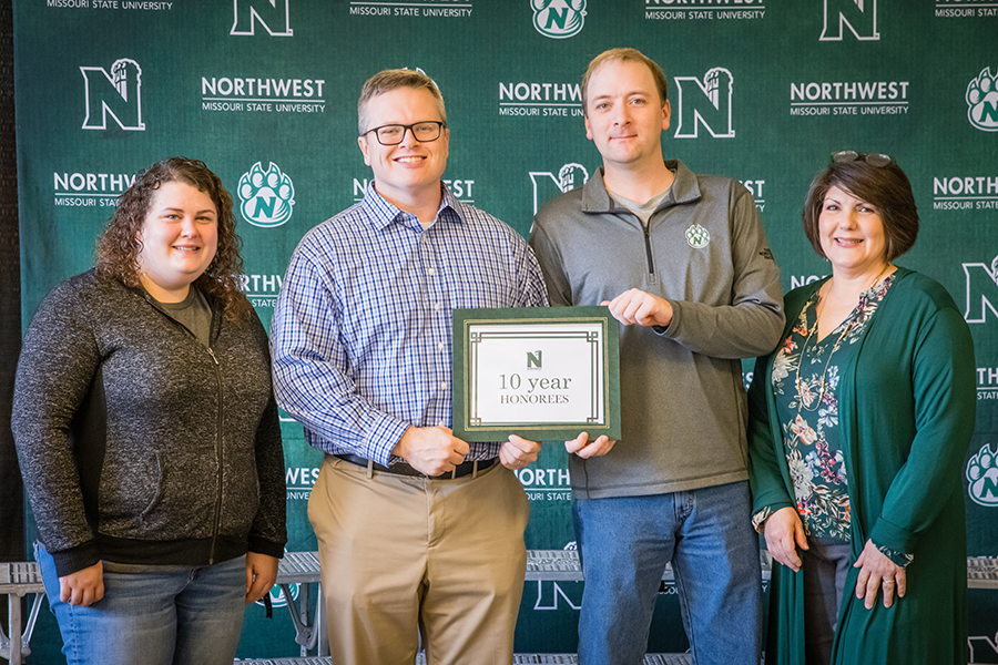 Kelsey Bowlin, Mike McBride, Matthew Schieber, and Carma Kinman