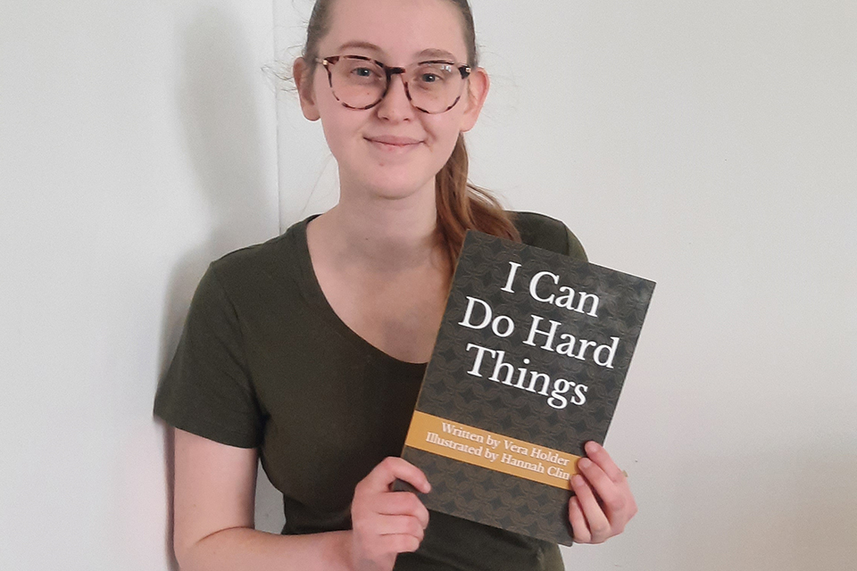 Cline becomes published illustrator for book about ‘Hard Things’ 