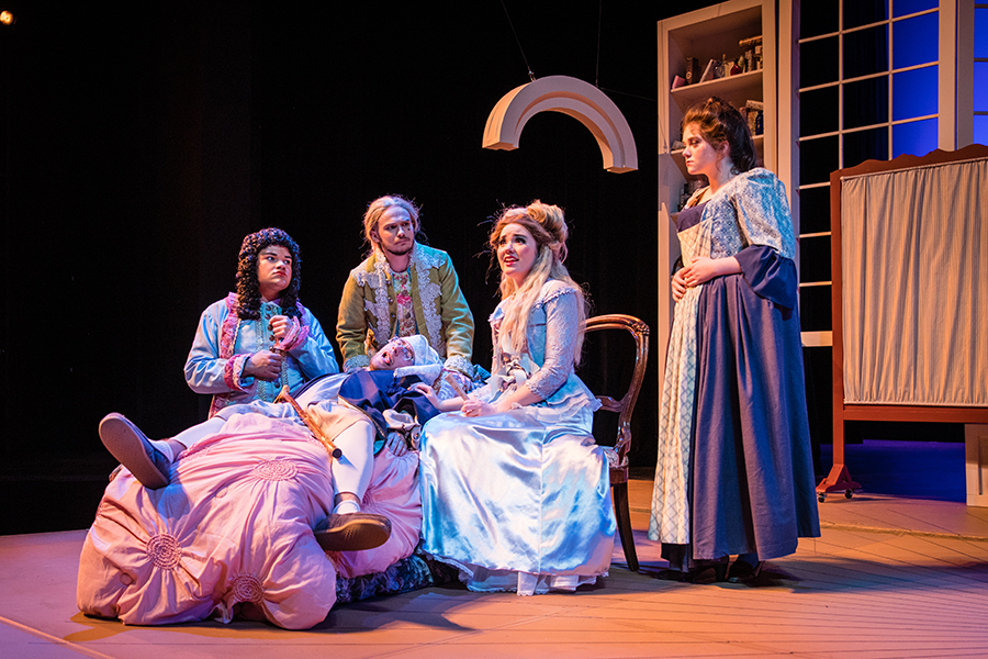 Theatre Northwest will present Moliere’s “The Imaginary Invalid” about a hypochondriac, his daily doctor visits and  a madcap scheme to save true love while ridding him of the doctors. (Photo by Lauren Adams/Northwest Missouri State University)