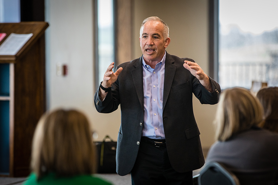 Dr. Tim Crowley provided a keynote address and led a breakout session during the nursing conference. Crowley served as director of personal development and counseling services at Northwest from 2007 to 2013.