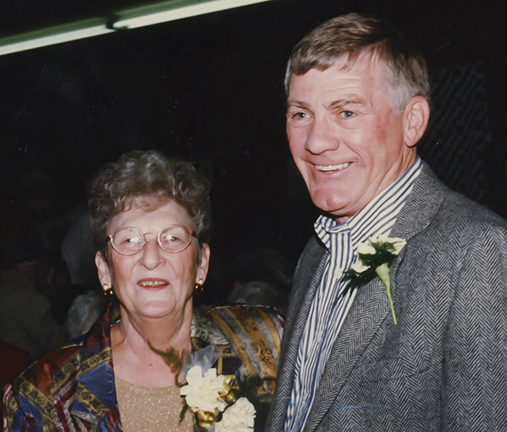 Dr. Bob Durant with his mother, Marjorie