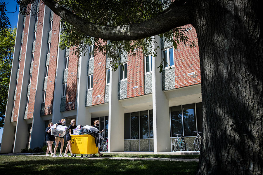 Students will begin moving in to campus residence halls on Saturday, Aug. 13.