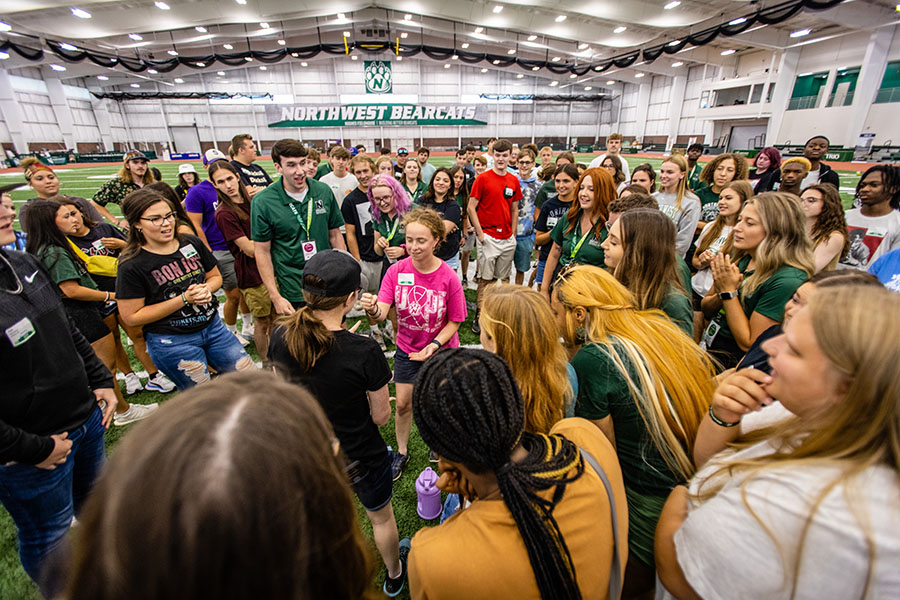 Incoming Northwest students got to know each other and the campus during Summer Orientation Advisement and Registration (SOAR) activities in June and July. They return to campus for Advantage activities on Aug. 13. (Photos by Todd Weddle/Northwest Missouri State University)