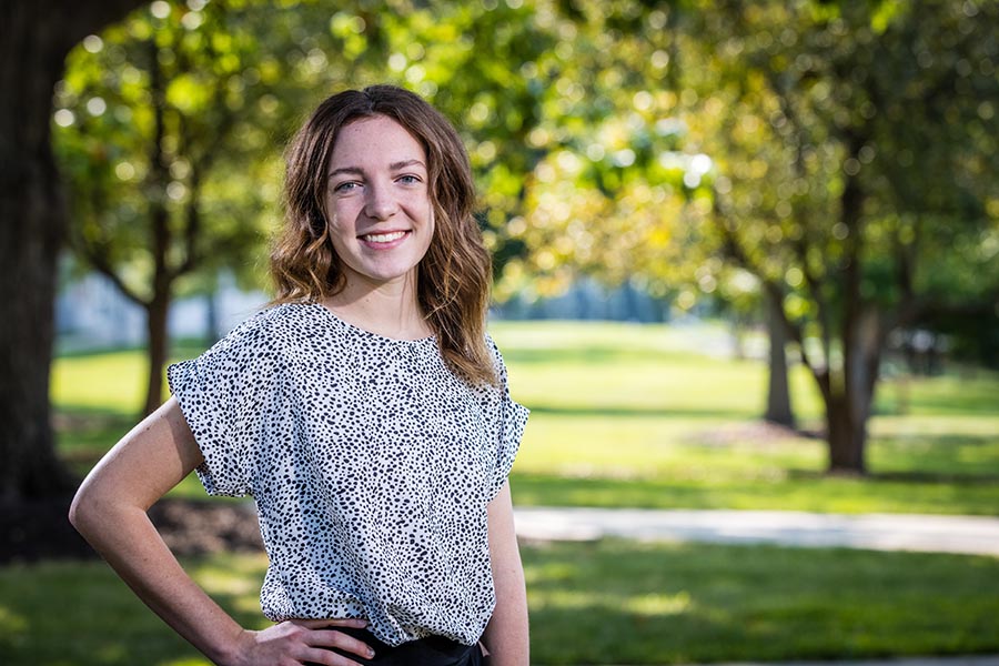 Morgan Blessing (Photo by Lauren Adams/Northwest Missouri State University)