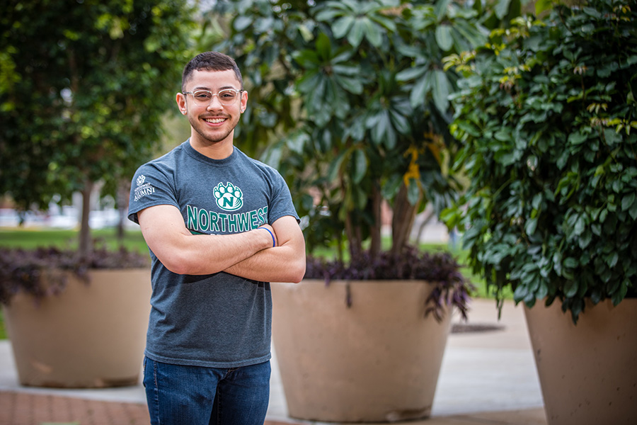 Kevin Nguyen (Photo by Lauren Adams/Northwest Missouri State University)