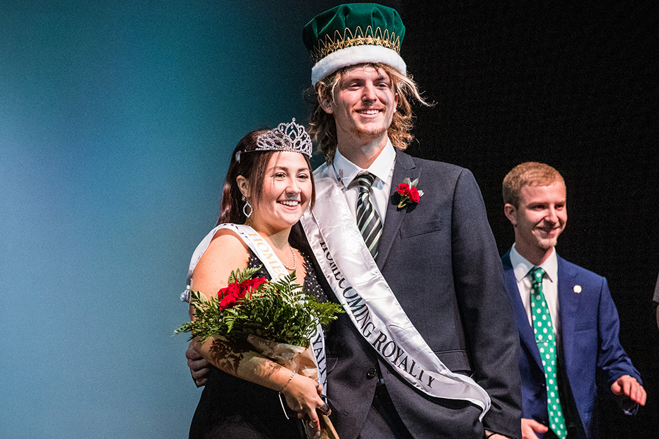 Huggins crowned Homecoming king, Douglas is queen