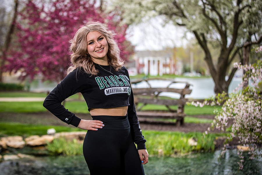 Maddisyn Combe graduated from Northwest last May with her bachelor's degree in computer science with a digital media emphasis. (Photo by Lauren Adams/Northwest Missouri State University)