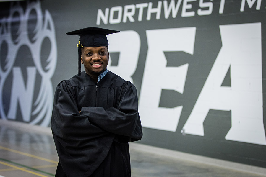 Aaron Fisher (Photo by Lauren Adams/Northwest Missouri State University)