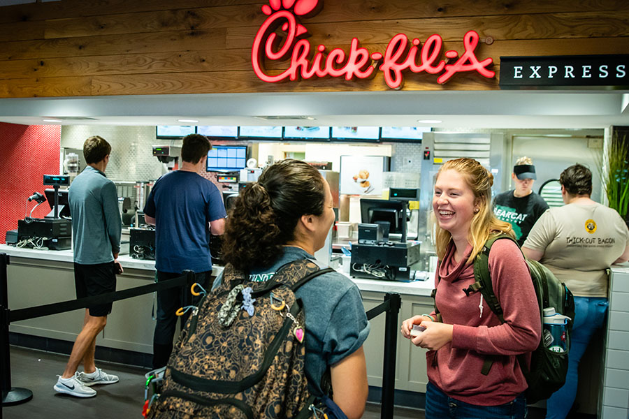 Chick-fil-A will continue to operate in the J.W. Jones Student Union while adding breakfast options. 