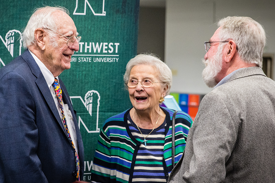 Northwest celebrates 40 years of Owens Library, leadership of former president, first lady