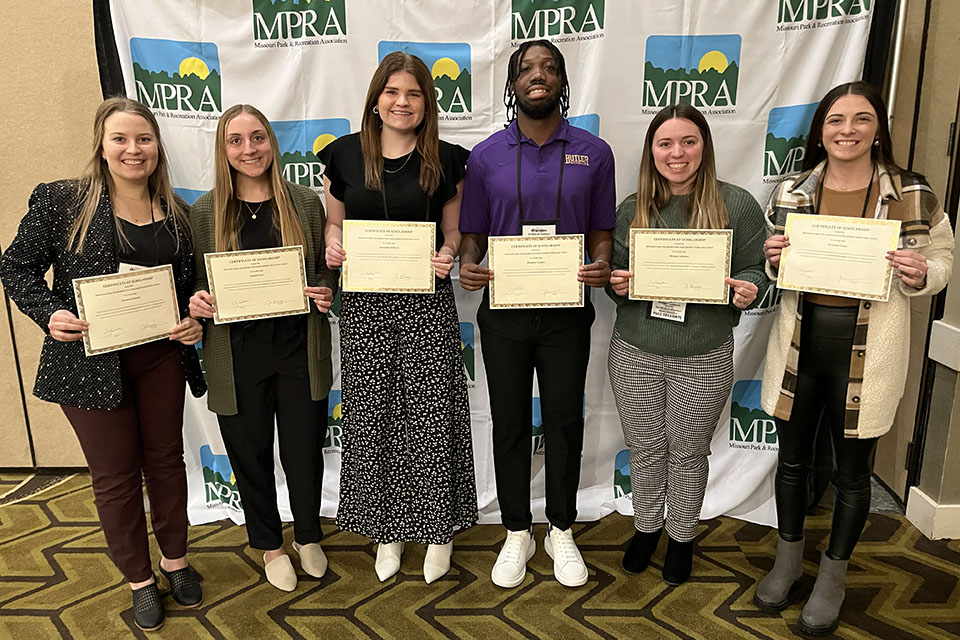 State association awards scholarships to recreation students 
