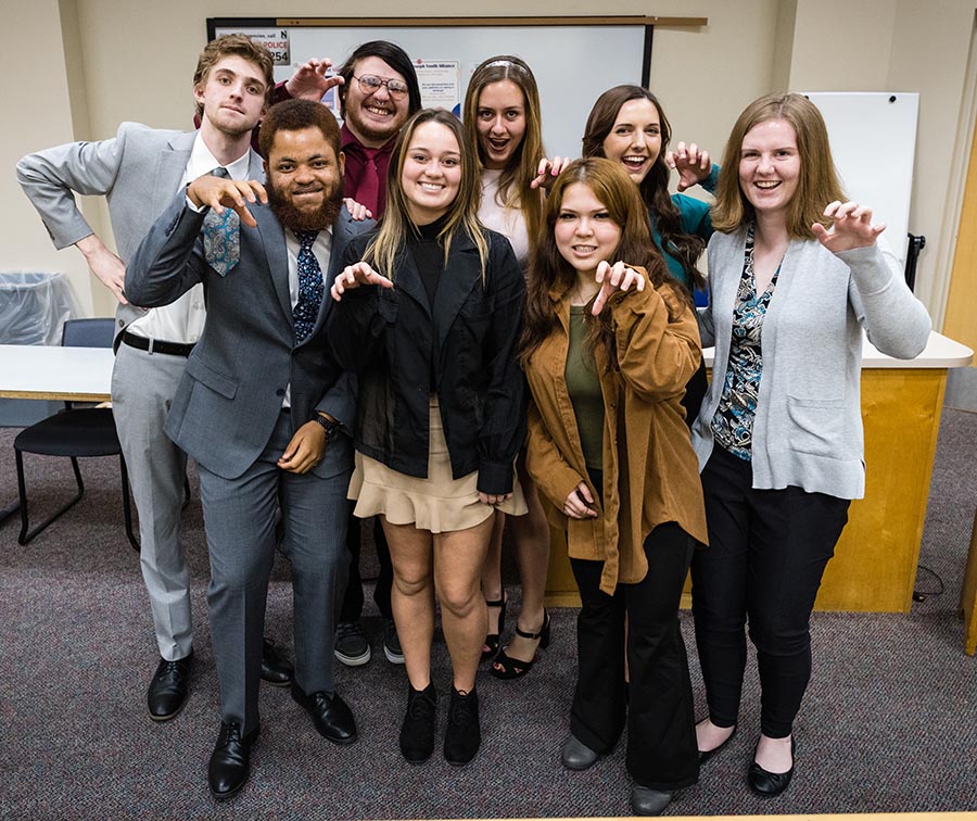 Members of Dare Bears showed their "claws" after their team was announced as the winner of Knacktive's 2023 client pitch competition. 