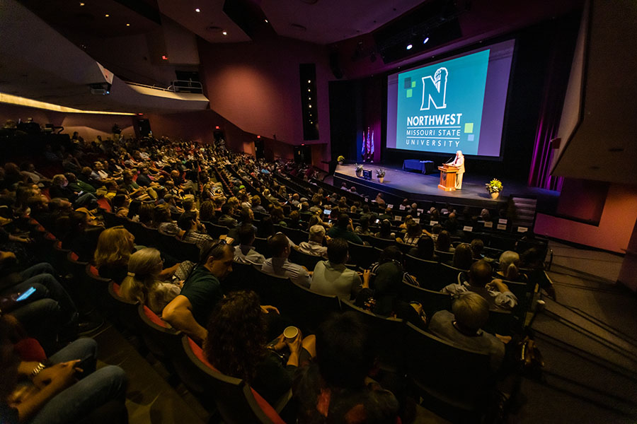 Northwest welcomed its employees back to its campus Wednesday during the University's annual All-Employee Meeting. (Photos by Todd Weddle/Northwest Missouri State University)