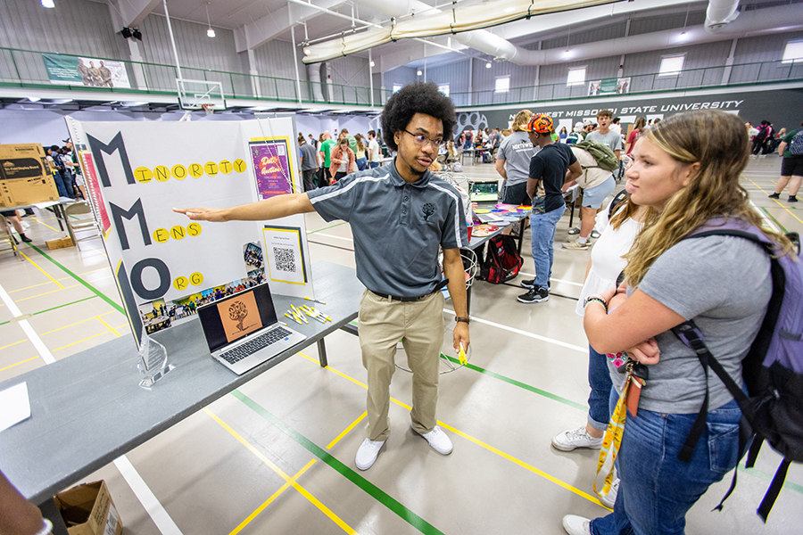 With more than 150 student organizations on the Northwest campus, students have an opportunity to network, gain leadership skills, build creative skills and enhance their University experience. (Todd Weddle/Northwest Missouri State University)