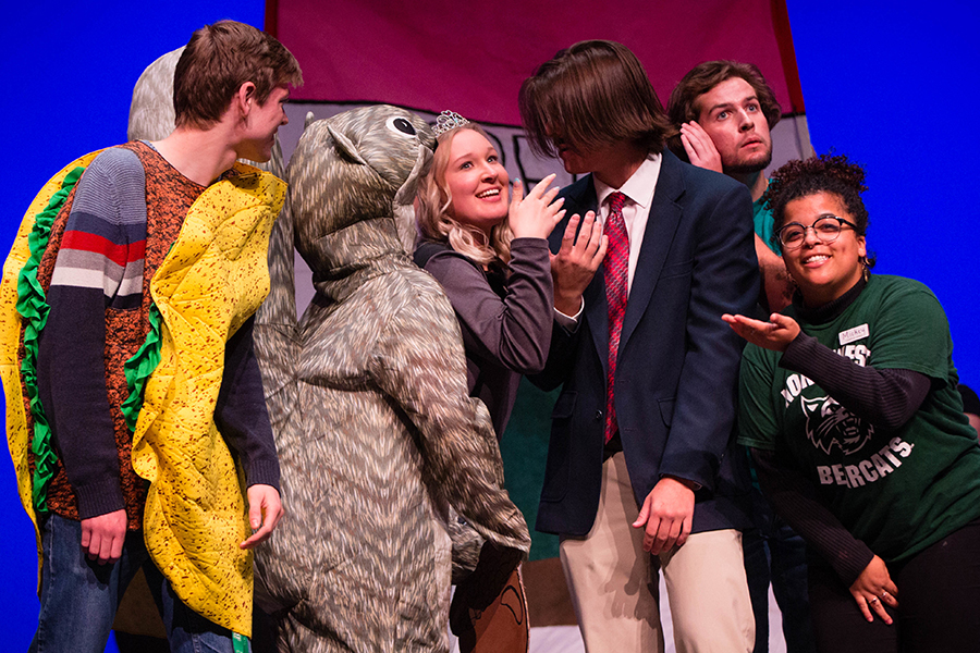 The Homecoming Variety Show features individuals and student organizations performing skits and musical acts. (Photo by Abigayle Rush/Northwest Missouri State University)