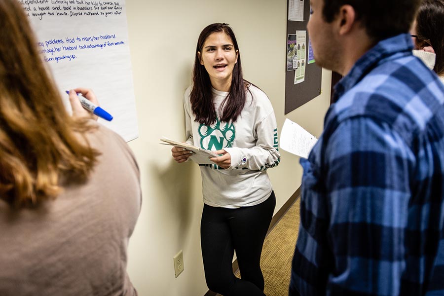 Northwest offers a broad range of undergraduate and selected graduate programs while placing a high emphasis on profession-based learning to help graduates get a jump start on their careers. (Photo by Todd Weddle/Northwest Missouri State University)