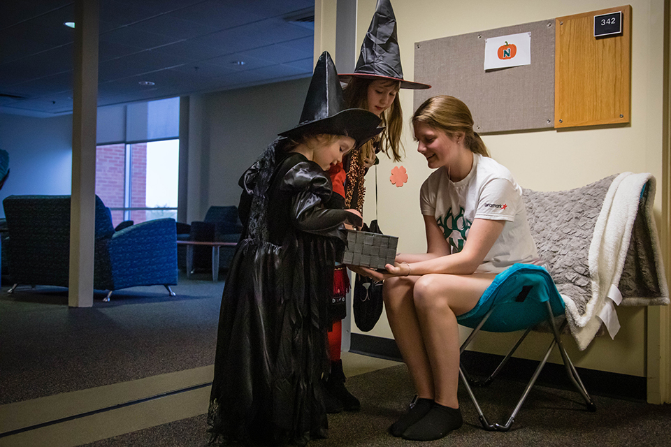 Northwest invites families to trick-or-treating in residence halls