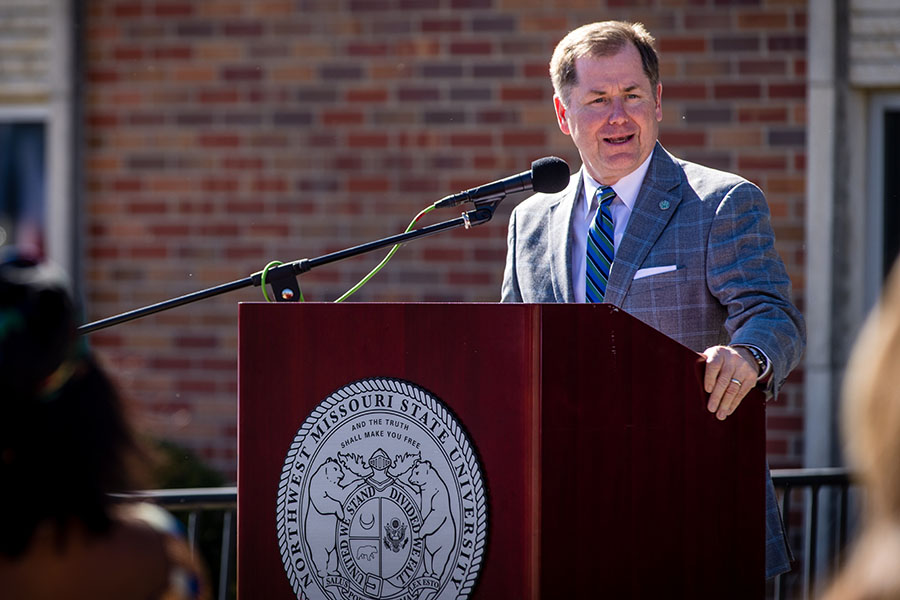 Northwest President Dr. Lance Tatum (Photo by Lauren Adams/Northwest Missouri State University)