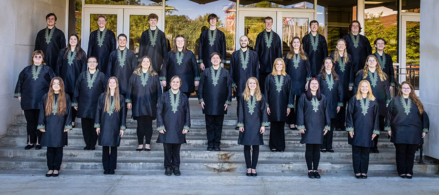 The Tower Choir (Photo by Todd Weddle/Northwest Missouri State University)