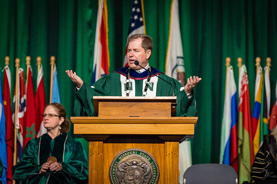 Dr. Lance Tatum  (Photos by Lauren Adams/Northwest Missouri State University)