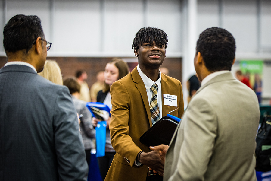 Northwest will host a summer job fair this spring to help students and community members find full-time or part-time jobs and internship opportunities during the summer months. (Photo by Lauren Adams/Northwest Missouri State University)
