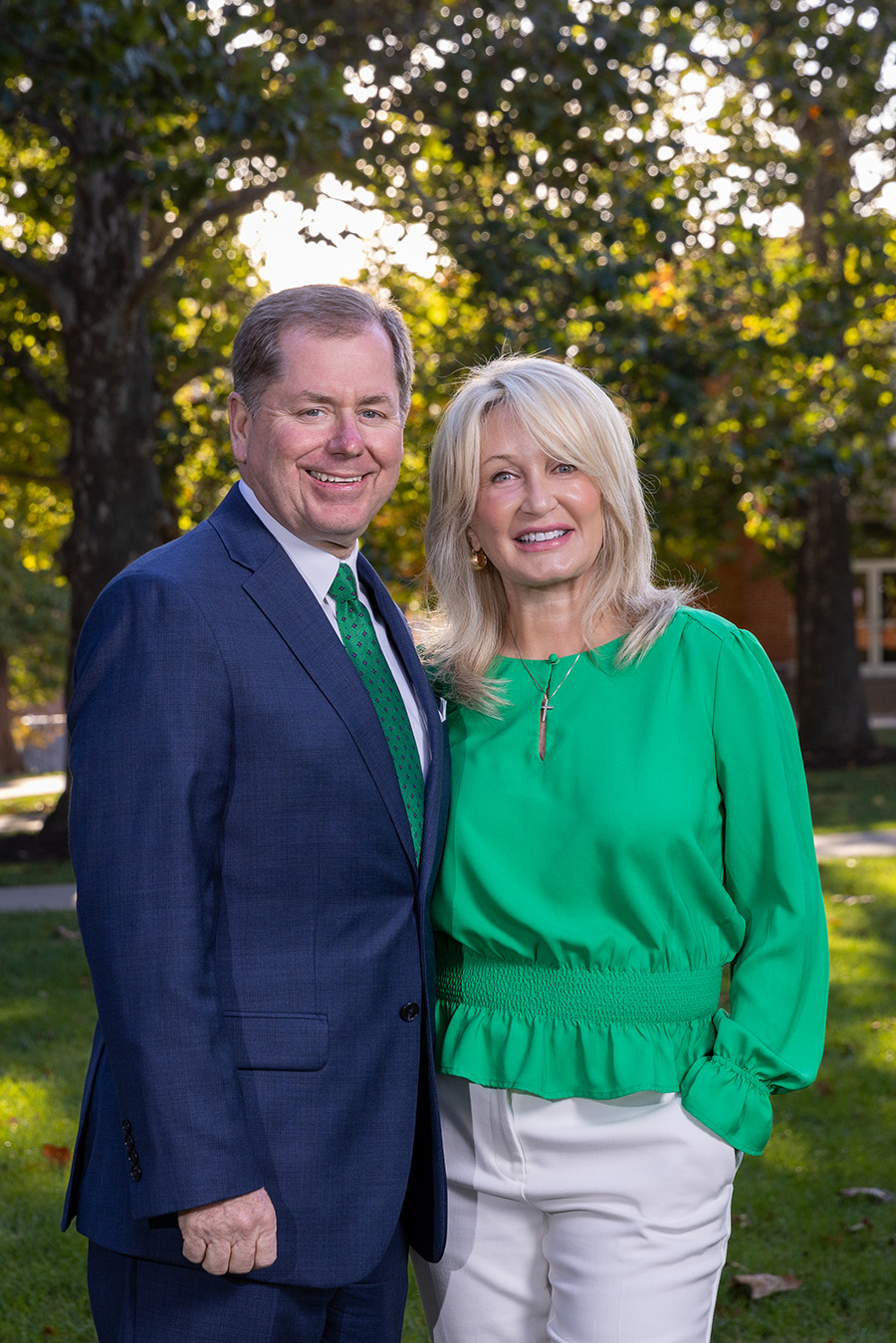 Dr. Lance and Jill Tatum (Photo by Todd Weddle/Northwest Missouri State University)