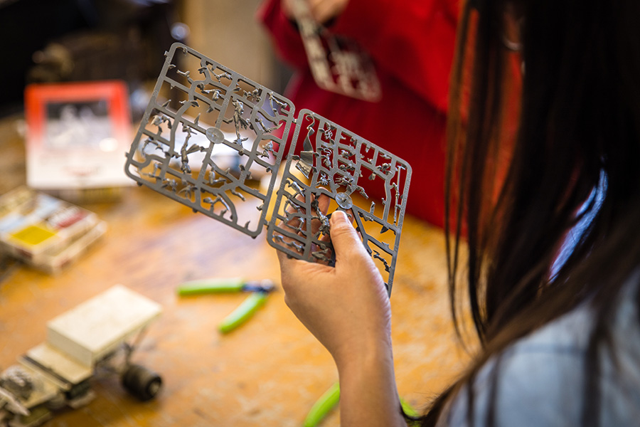 Kuksi encouraged imagination and creativity during the workshop.