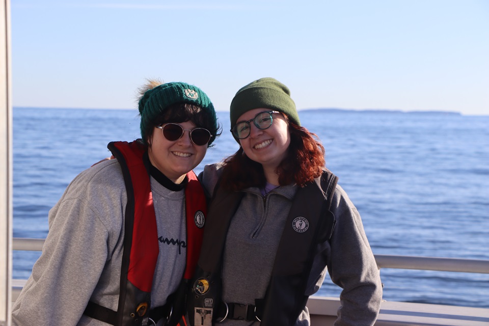 Student takes learning, biology interests to coast of Maine