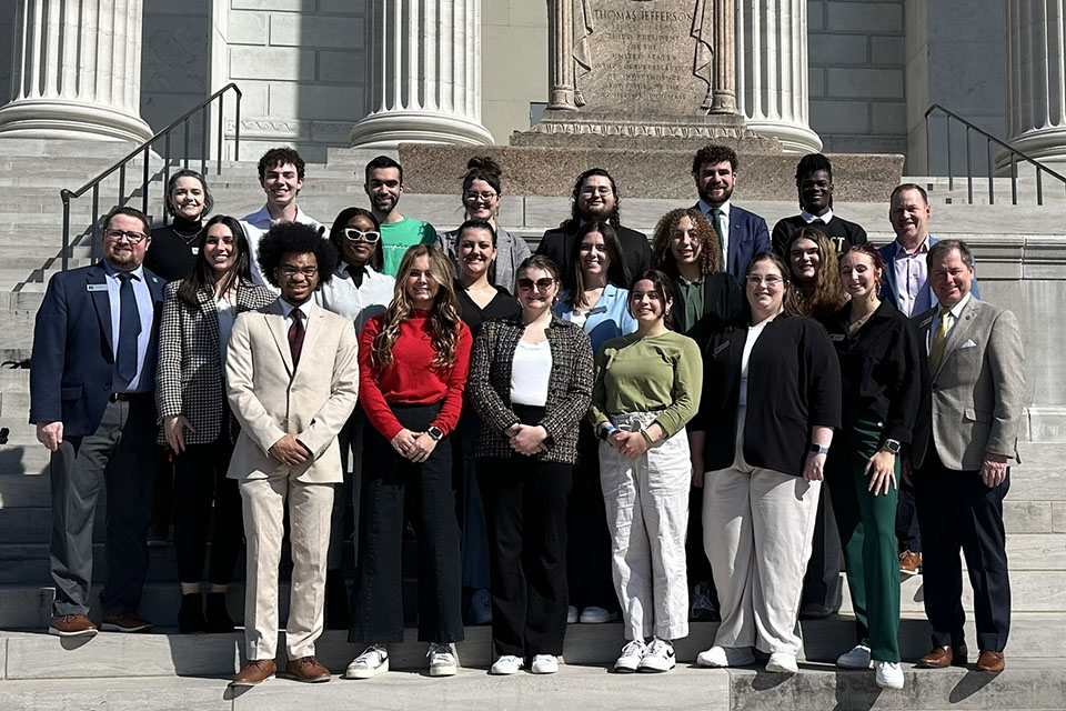 Northwest student senators, president visit capitol to advocate for University