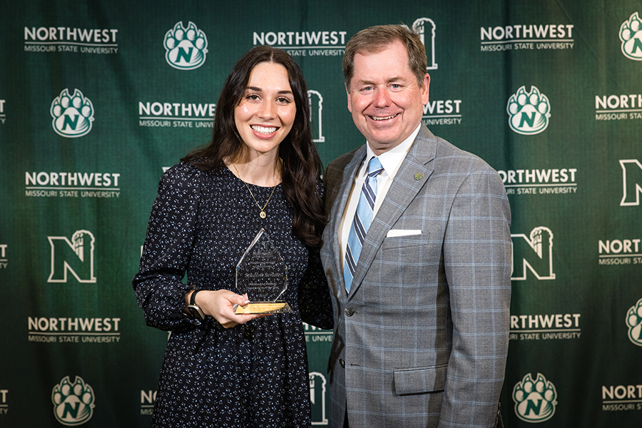 Student Senate President Elizabeth Motazedi