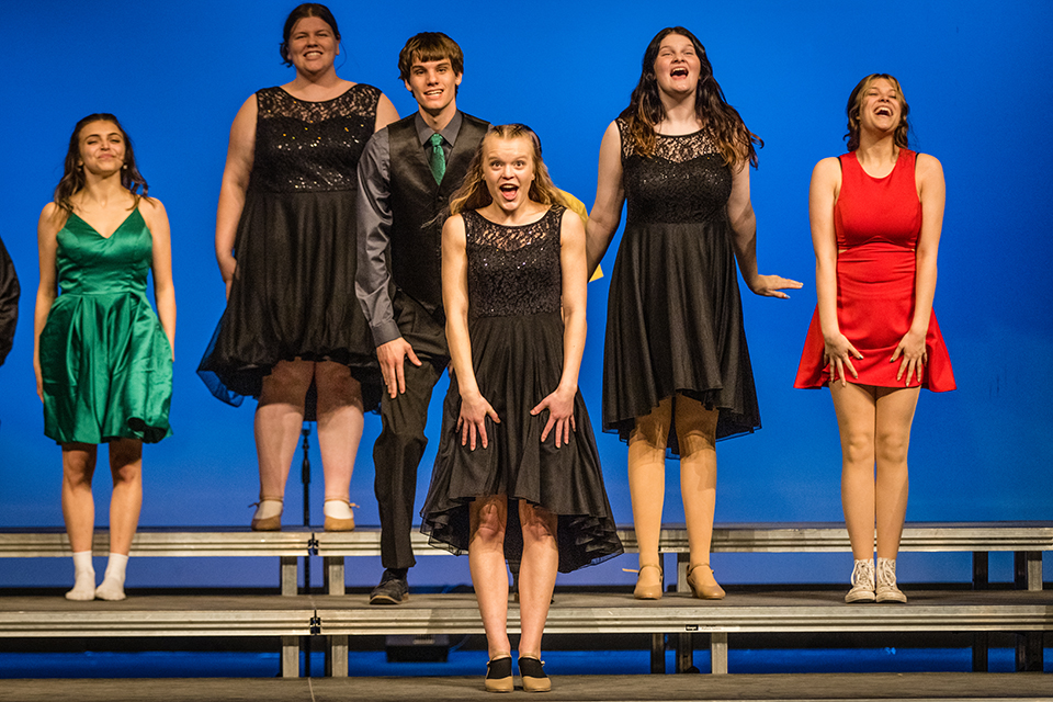 University Chorale, Celebration show choir, Tower Choir presenting concerts in April