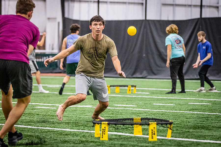 Northwest's Campus Recreation program offers a variety of intramural activities throughout the year. (Photo by Todd Weddle/Northwest Missouri State University)