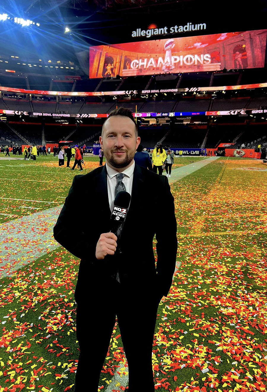 Chris Roush has covered the Kansas City Chiefs since joining KQTV in 2015 and reported from this year’s Super Bowl.