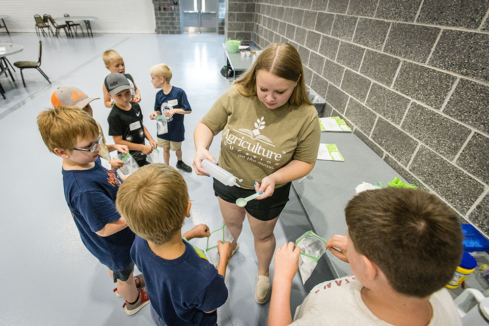 Agriculture program helps students practice their teaching, organize day camp 