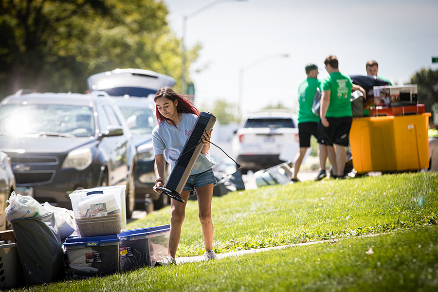 Students can begin moving into campus residence halls Aug. 22. (Photos by Chandu Ravi Krishna/Northwest Missouri State University) 