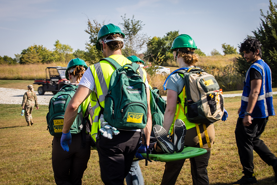 Missouri Hope helps participants practice search-and-rescue, assessment of traumatic injuries and evacuations from difficult terrains.