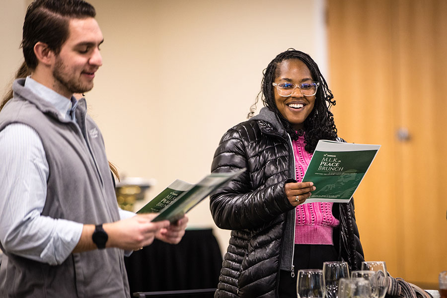 The Northwest community annually gathers for the University's Peace Brunch as part of its Celebration Week to reflect on the legacy of Martin Luther King Jr. (Photo by Lauren Adams/Northwest Missouri State University)