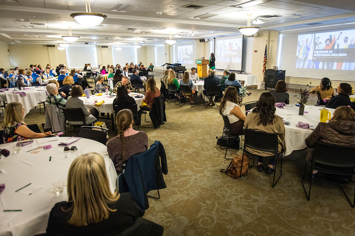 Northwest annually commemorates Women’s History Month in March with a women’s summit and the presentation of its Women’s Leadership Awards. (Photo by Lauren Adams/Northwest Missouri State University)