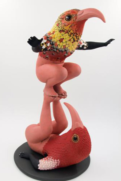 Ceramic art by G.V.Kelley (Photo courtesy of Artaxis)