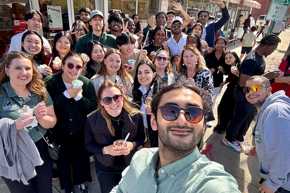 Northwest international students participate in educational day at state capitol