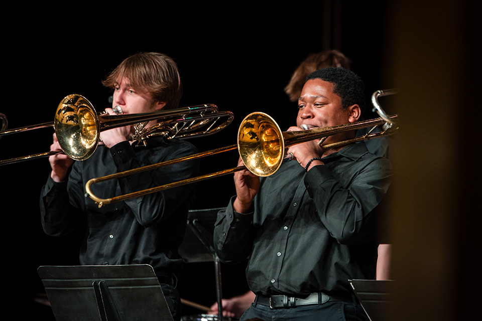 Jazz ensembles performing spring concert April 21